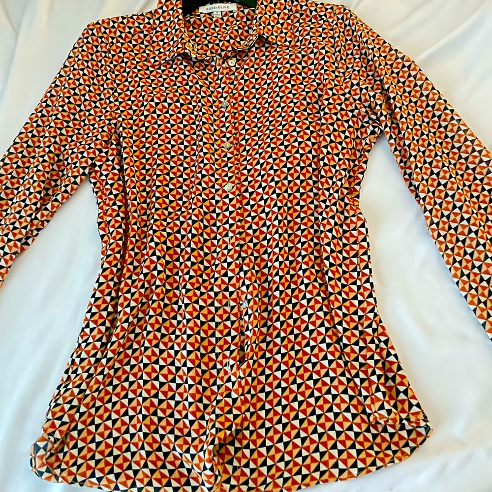 Rose and Olive women’s long sleeve blouse